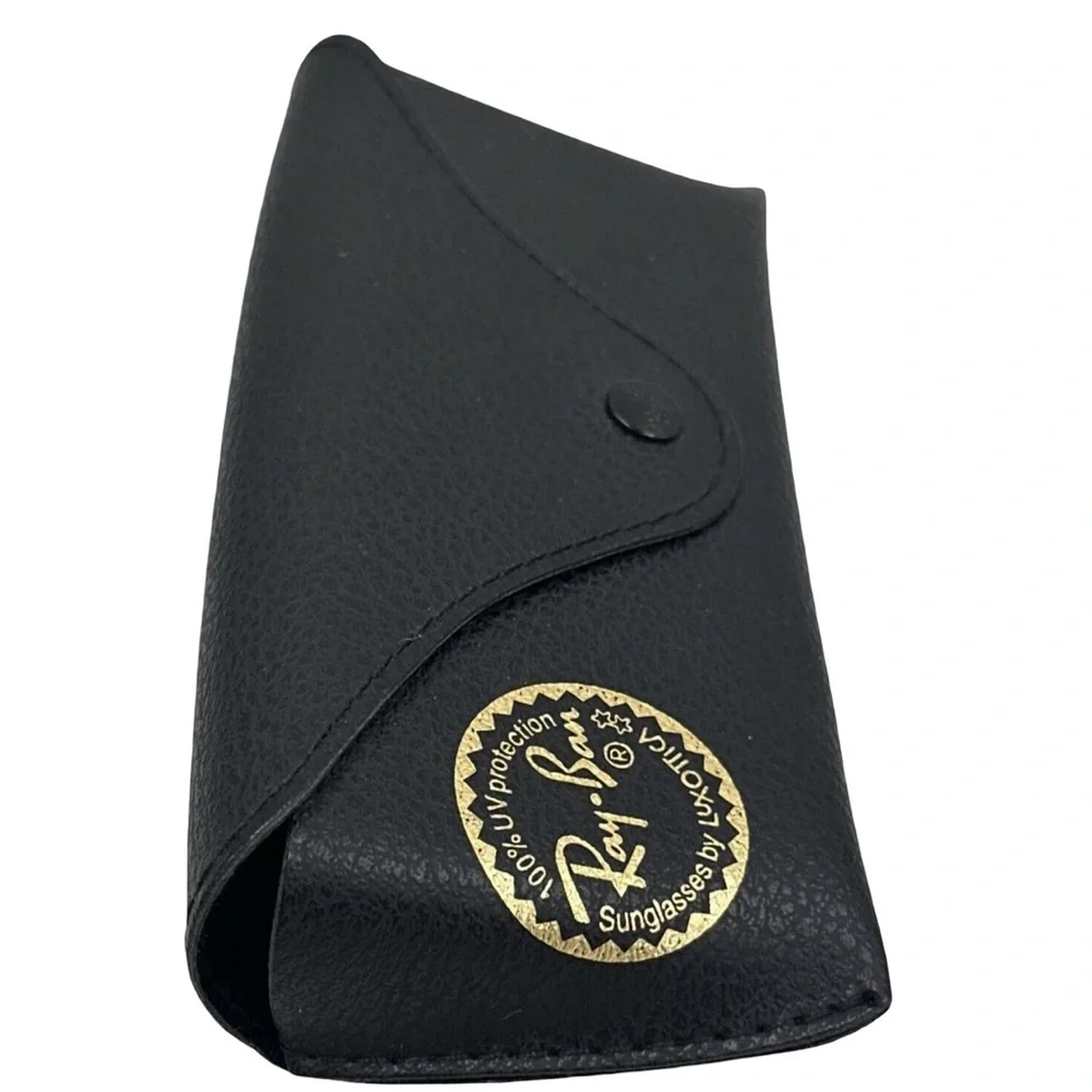 Authentic Ray-Ban Sunglass Eye Glasses Soft Case Gold Logo